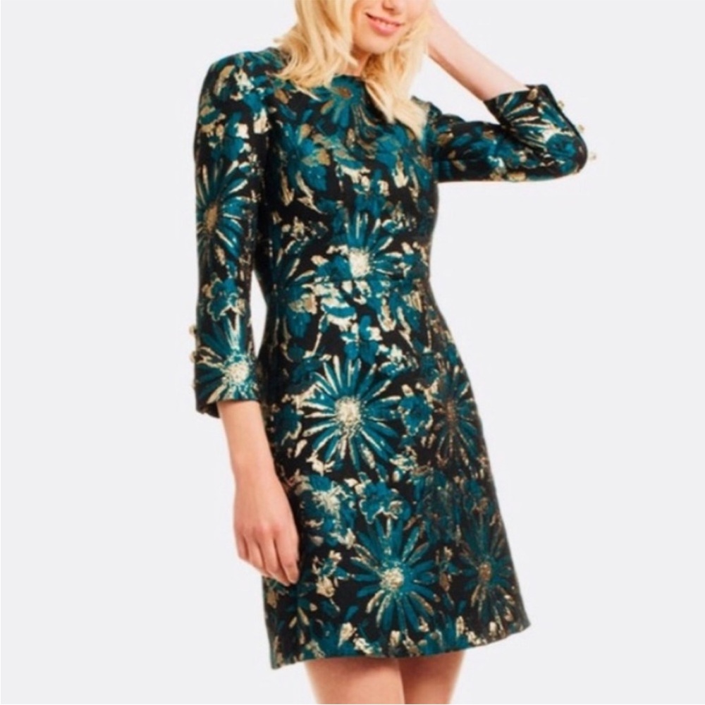 Trina Turk Moonrise Dress Lulu Glen Jacquard